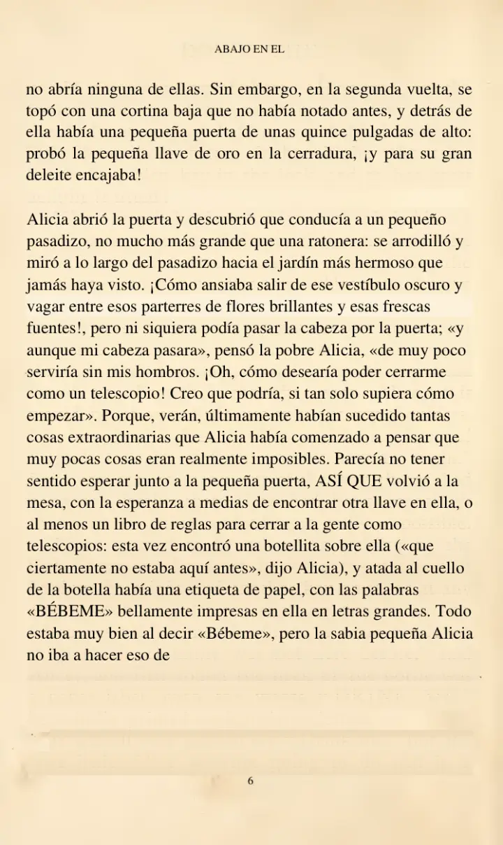 Español translation: A 1907 scan of Alice's Adventures in Wonderland